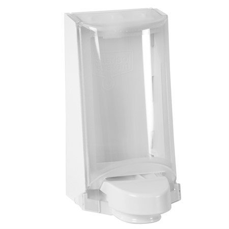 Dispenser Sterisol vit med transparent kåpa 0,7L