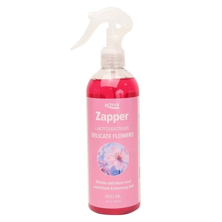Zapper Delicate Flower spray 400ml luktförbättrare Activa