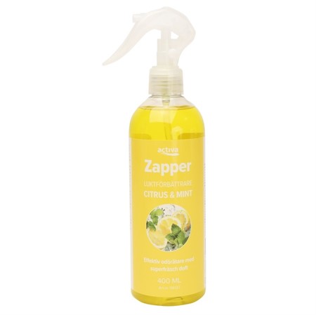 Zapper Citrus&Mint spray luktförbättrare 400ml Activa