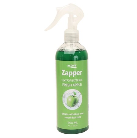 Zapper Fresh Apple luktförbättrare spray 400ml Activa