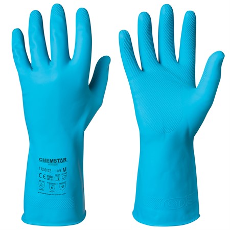 Kemikalieresistenta handskar i latex XL