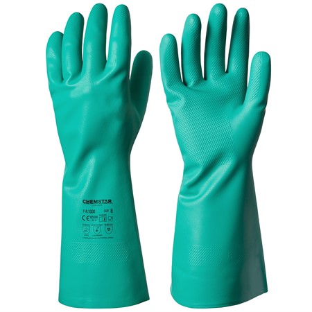 Kemikalieresistenta handskar nitril, strl 9, Chemstar®