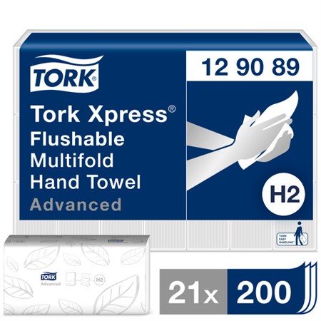 Pappershandduk Tork Xpress® Spolbar Advanced Z-fold 2-lags H2