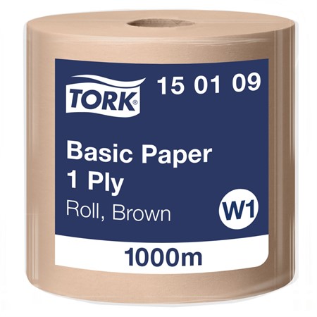 Industrirulle Tork Basic brun W11000mx33cm
