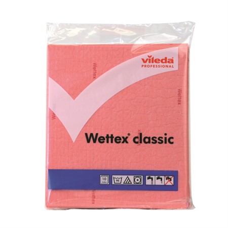 Svampduk Wettex Classic Röd 10-pack