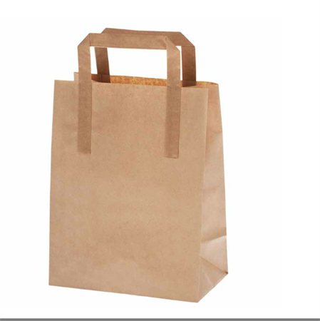 Pappersbärkasse 6L Kraftpapper 500st/frp.