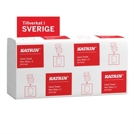 Pappershandduk Katrin Classic W-vikt L 2-Lags, Handy Pack