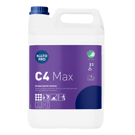 C4 Max grovrent pH13 5L Kiilto Pro