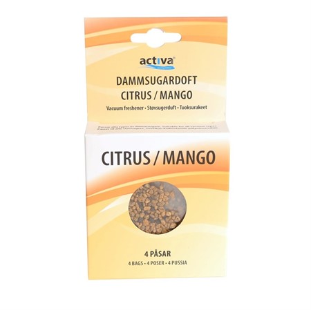 Activa Dammsugardoft Citrus/Mango, 4-pack