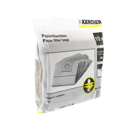 Dammsugarpåsar Kärcher T12/1 papper 10-pack