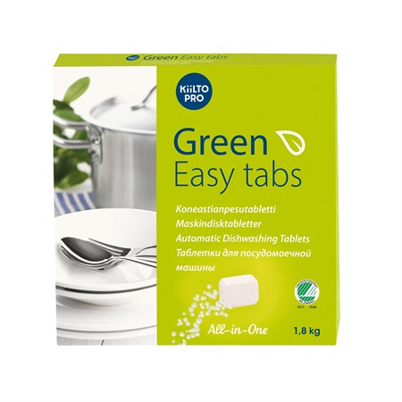Green Easy Tabs maskindisktabletter 100-pack Kiilto Pro