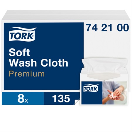 Tvättlapp Tork Premium mjuk 30x19 (Softwash) 1-lag