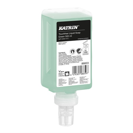 Flytande tvål touchfree Katrin Green 500 ml