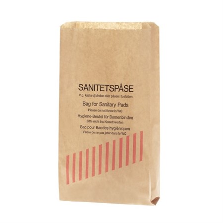 Sanitetspåsar papper 1000/fp