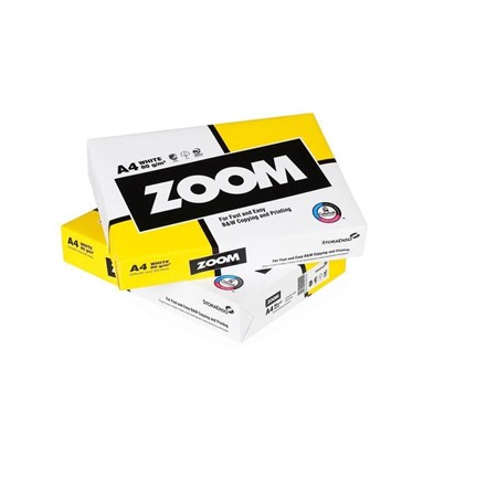 Kopieringspapper Zoom A4 80g ohålat 500st/fp