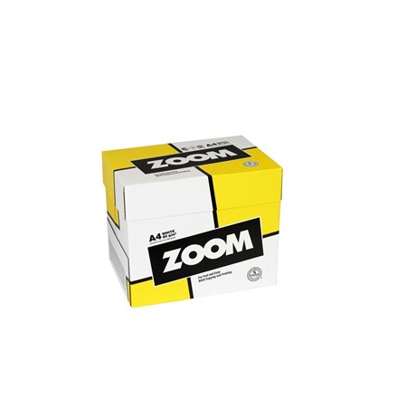 Kopieringspapper Zoom A4 80g hålat 500st/fp